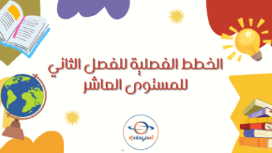 الخطط الفصلية للفصل الثاني للمستوى العاشر